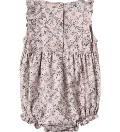 Sommerdragter|Wheat Sommerdragt - Emmaline - Lilac Checked Flowers