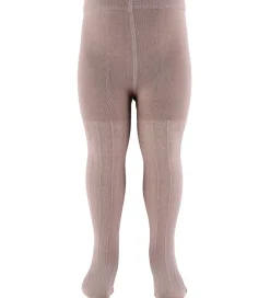 Strømpebukser|Wheat Strømpebukser - Uld - Karla - Dry Rose m. Mønster