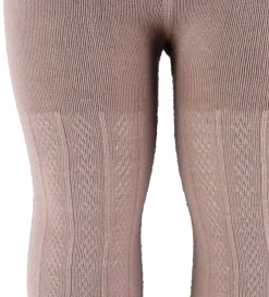 Strømpebukser|Wheat Strømpebukser - Uld - Karla - Dry Rose m. Mønster