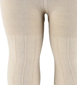 Strømpebukser|Wheat Strømpebukser - Uld - Karla - Offwhite m. Mønster