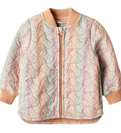 Termotøj|Wheat Termojakke - Loui - Rainbow Flowers