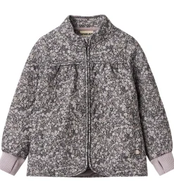 Termotøj|Wheat Termojakke - Thilde - Black Sea Flowers