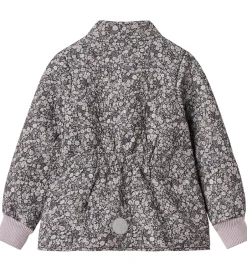 Termotøj|Wheat Termojakke - Thilde - Black Sea Flowers