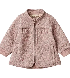 Termotøj|Wheat Termojakke - Thilde - Soft Lavender Flowers