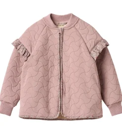 Termotøj|Wheat Termojakke m. Fleece - Ellas - Warm Rose m. Blomster