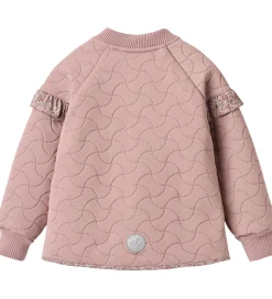Termotøj|Wheat Termojakke m. Fleece - Ellas - Warm Rose m. Blomster