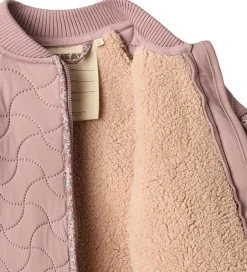 Termotøj|Wheat Termojakke m. Fleece - Ellas - Warm Rose m. Blomster