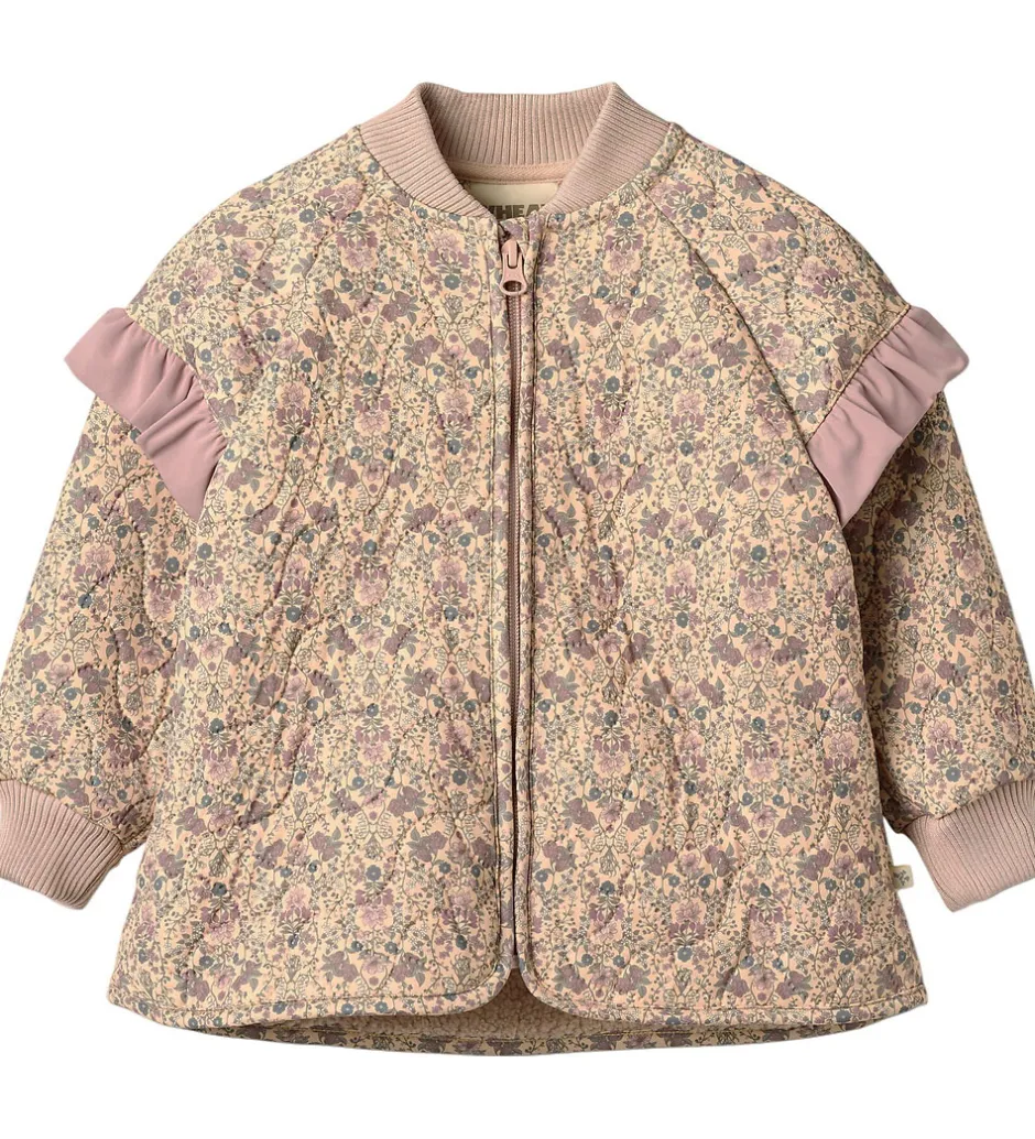 Termotøj|Wheat Termojakke m. Fleece - Ellas - Mellow Peach Tapestry