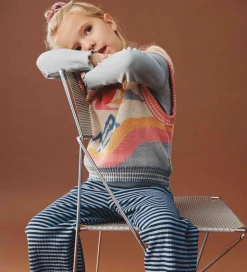 Veste|Wheat Vest - Strik - Maria - Beige/Multi