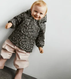 Vinterjakker|Wheat Vinterjakke - Sascha - Black Sea Open Flowers