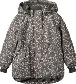 Vinterjakker|Wheat Vinterjakke - Tove - Black Sea Open Flowers