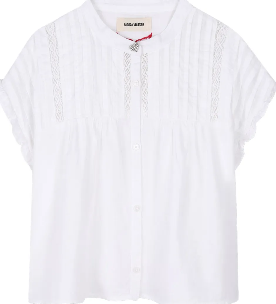 Skjorter|Zadig & Voltaire Skjorte k/æ - Gisele - Hvid