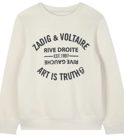 Sweatshirts|Zadig & Voltaire Sweatshirt - Simba - New Beige m. Print